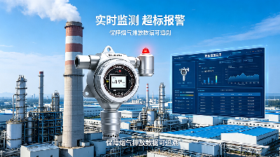 硫化氢气体检测仪，有色冶炼与硫酸化工烟囱烟气在线监测落地案例