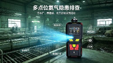 逸云天MS400‑NH3便携式氨气检测仪，灵活护航涉氨作业现场安全