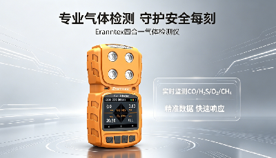 便携扩散式四合一气体检测仪怎么选？逸云天BTYQ-MS104K实测，工业安全首选