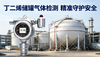 在线式氧气气体检测系统选型案例，丁二烯储罐微量氧安全监测落地纪实