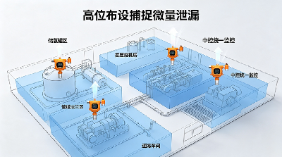冷库液氨泄漏防患于未然！固定式氨气检测仪在江苏某食品冷链工厂实战应用案例
