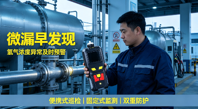 氢气看不见摸不着极易爆炸！实测逸云天氢气检测仪，才算真正守住车间安全底线