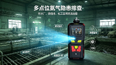 逸云天MS400‑NH3便携式氨气检测仪，灵活护航涉氨作业现场安全