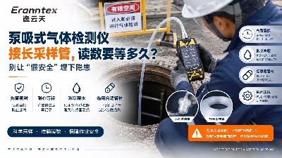 泵吸式气体检测仪接长采样管，读数要等多久？