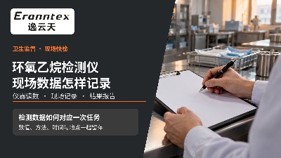 环氧乙烷检测仪用于卫生监督快检，现场数据怎样记录？